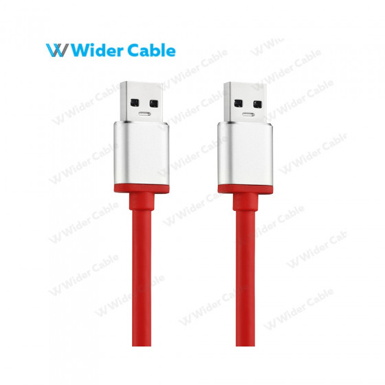 USB 3.0 A Male To A Male Cable Red Color