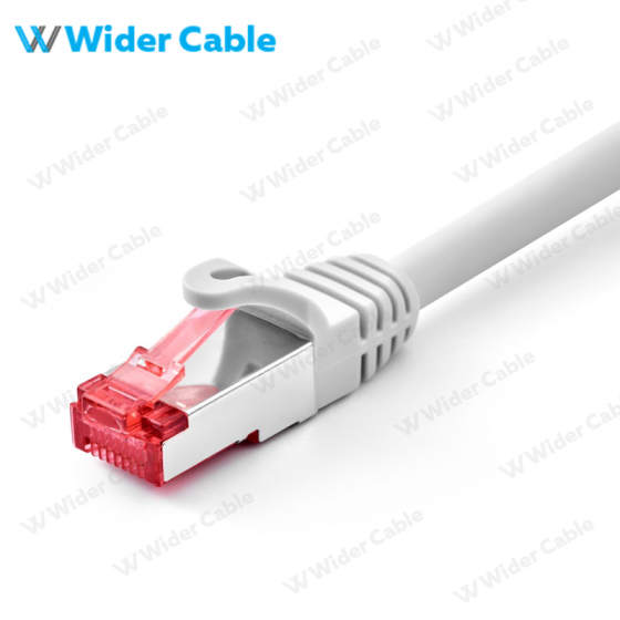 Cat.6a SSTP Patch Cord white color