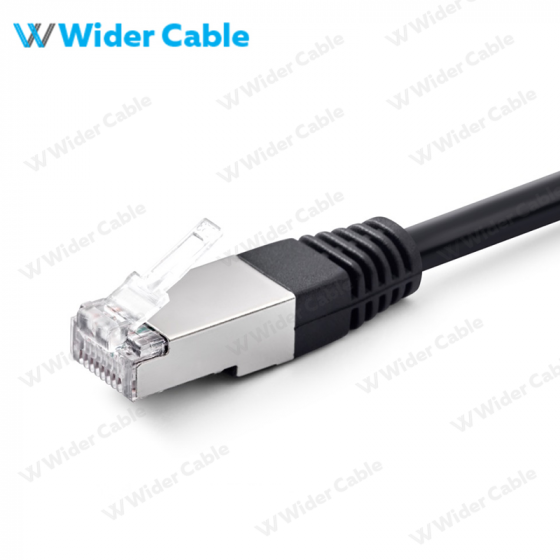 High Quality Cat.6a FTP Patch Cord black color