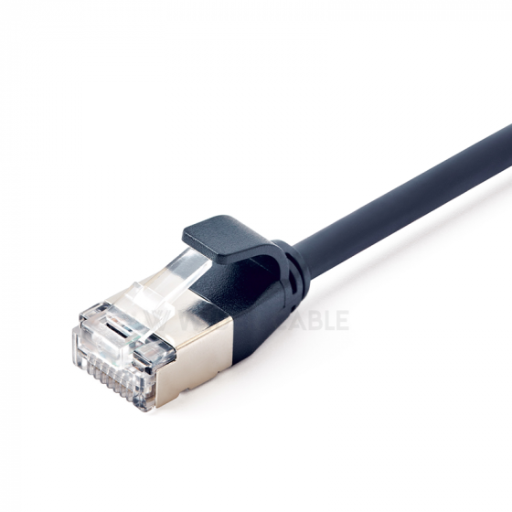 CAT.6a Slim Copper Patch Cord LSZH Black