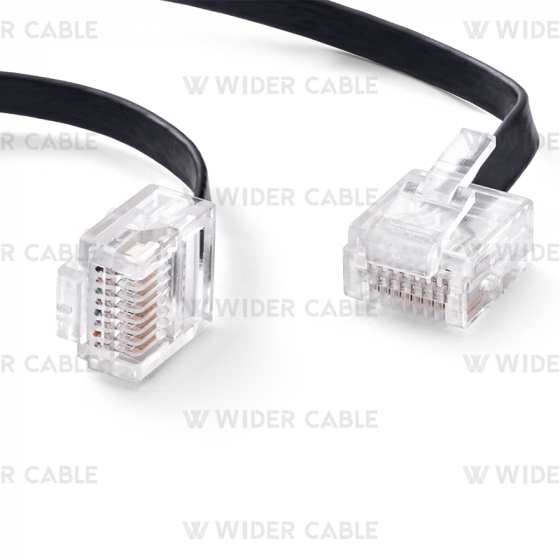 High Speed Flat Cat.6A Internet Network LAN Patch Cords
