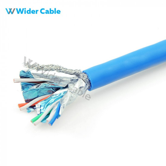CAT6a bulk cable CAT6a cable 1000 ft blue color