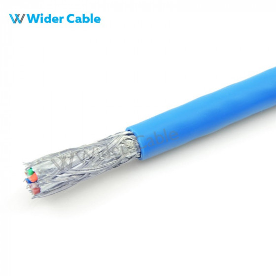 CAT6a bulk cable CAT6a cable 1000 ft blue color