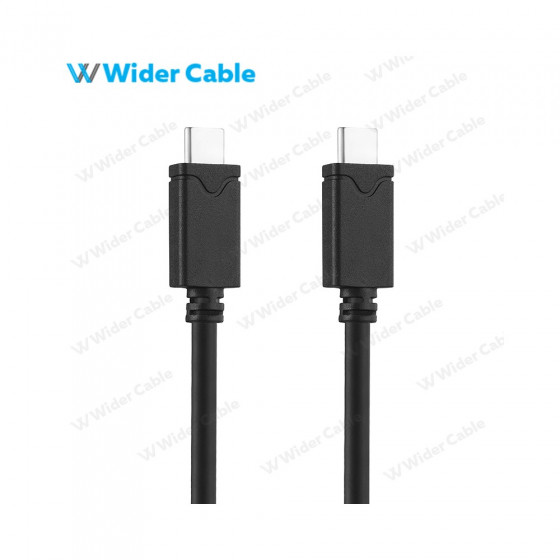Gen 2 USB 3.1 USB Type C Standard Cable With E-Maker Chip Black Color