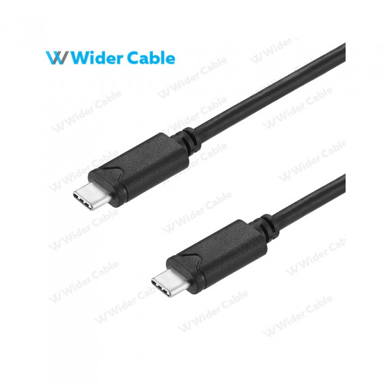 Fast Charging Good USB C Cables Gen 2 With E-Maker Chip Black Color