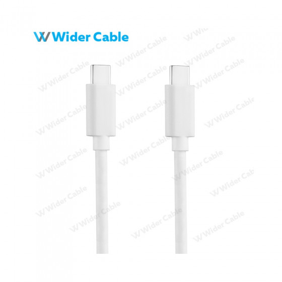 Gen 2 USB 3.1 Fashionable Design USB C To USB C Cable White Color