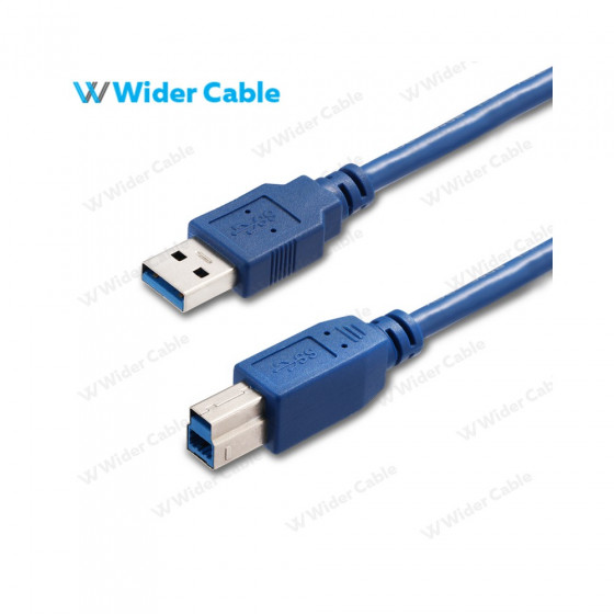 USB 3.0 AM TO BM Cable Blue Color