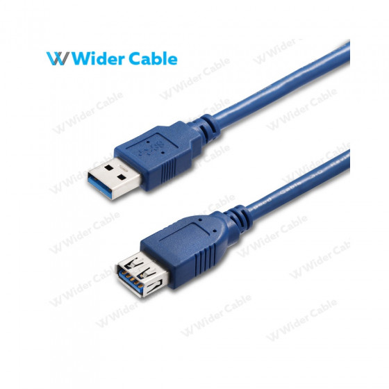 USB 3.0 AM TO AF Cable Blue...