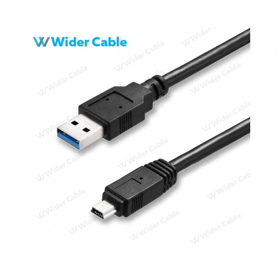 Mini 10P TO USB 3.0 AM Cable Black Color