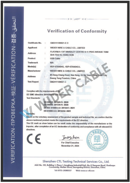 CE certificate