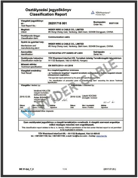 TÜV certificate
